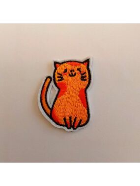 Cat Whimsy IRON ON Patch